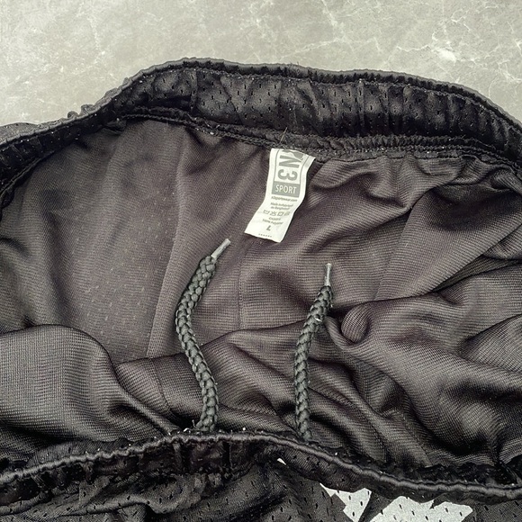 Men's N3 Sport Wild’n Out Nick Cannon “Black Team” Basketball Shorts Large - Picture 7 of 13